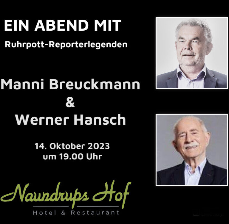 Ein Abend mit den Ruhrpott-Reporterlegenden Werner Hansch & Manni Breuckmann