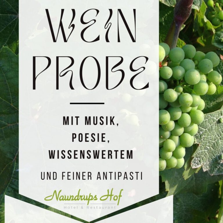 Ein Abend für die Sinne am 4. Juli – Weinprobe mit Musik, Poesie und Wissenswertem